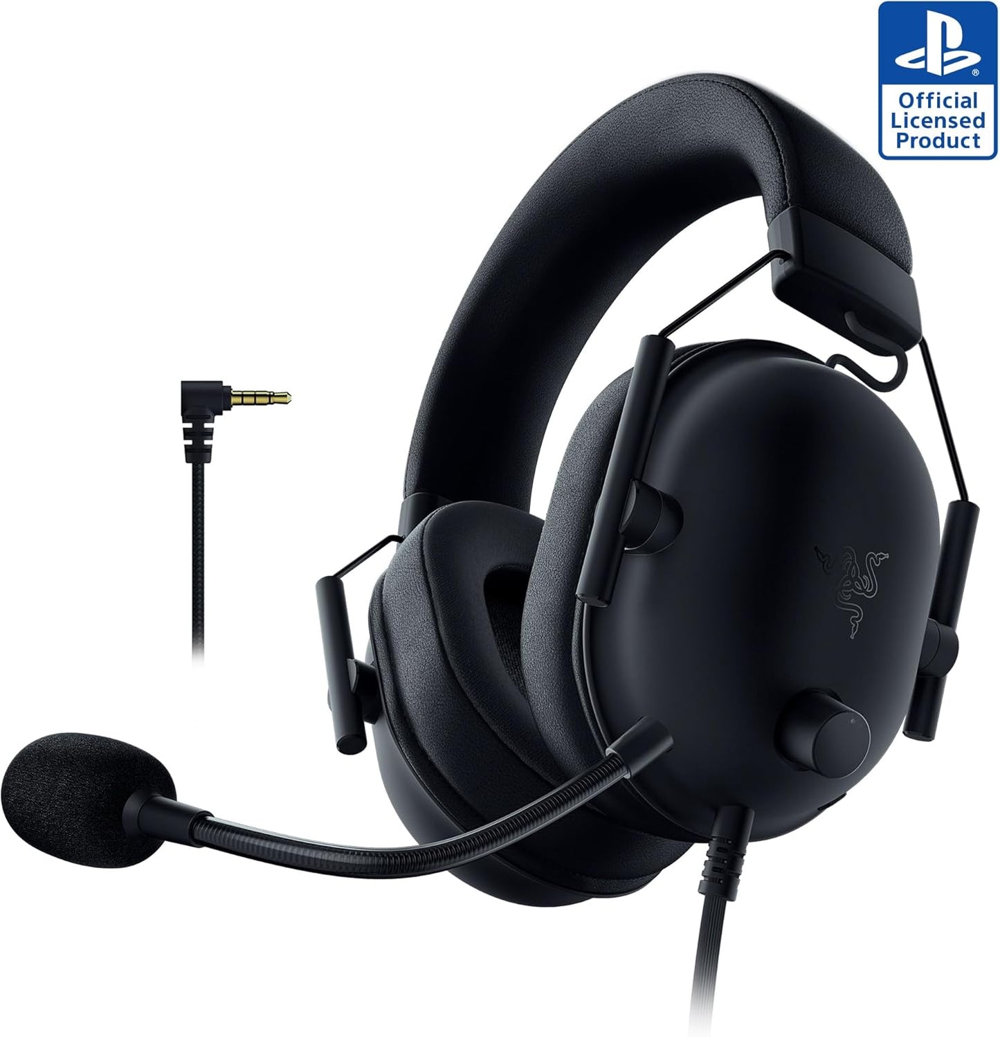 Blackshark V2 X Gaming Headset: 7.1 Surround Sound - 50Mm Drivers - Memory Foam Cushion - for PC, Mac, PS4, PS5, Switch - 3.5Mm Audio Jack - White