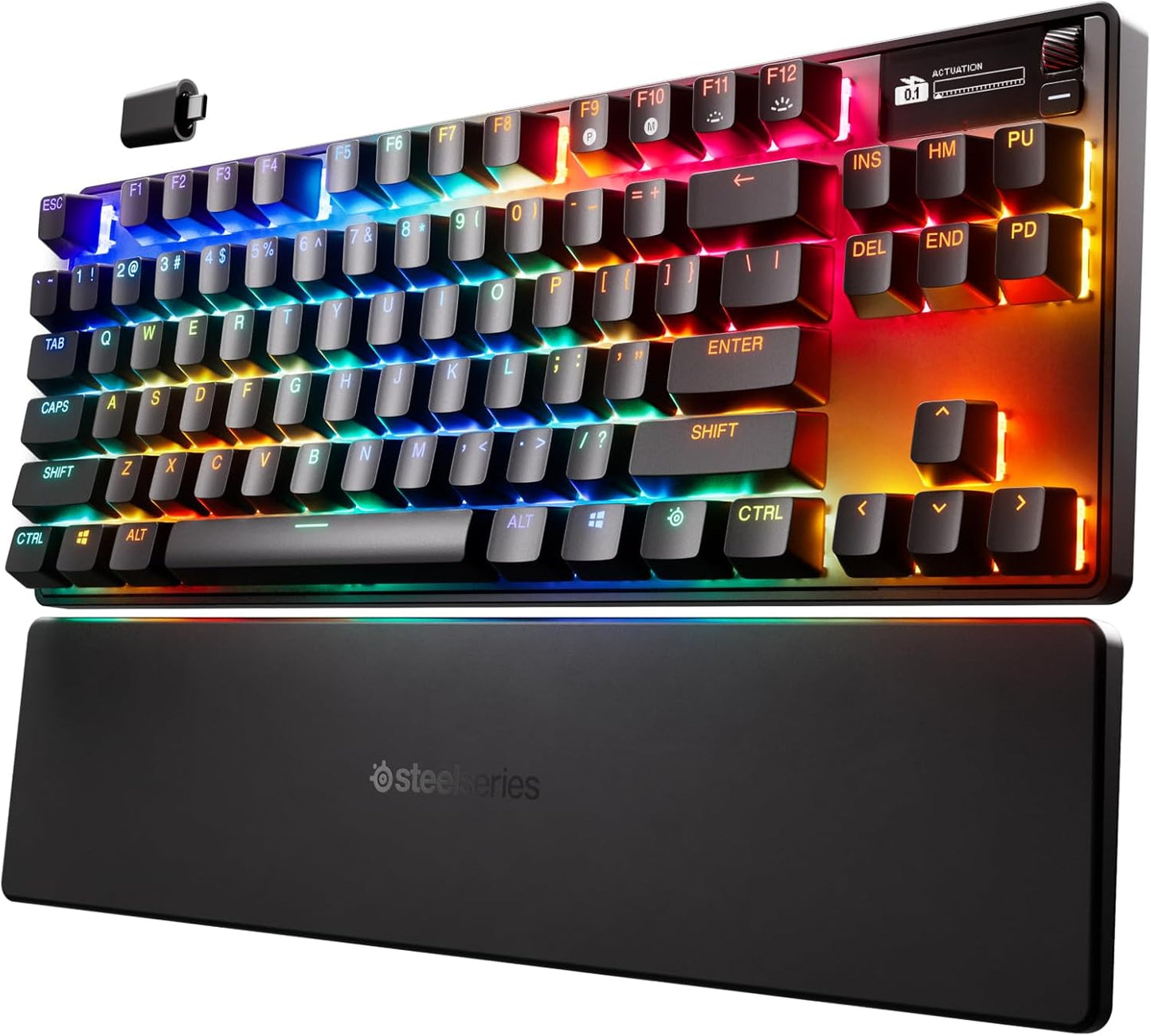 Apex Pro Mini Hypermagnetic Gaming Keyboard – Adjustable Actuation – Compact 60% Form Factor – RGB – PBT Keycaps – USB-C​