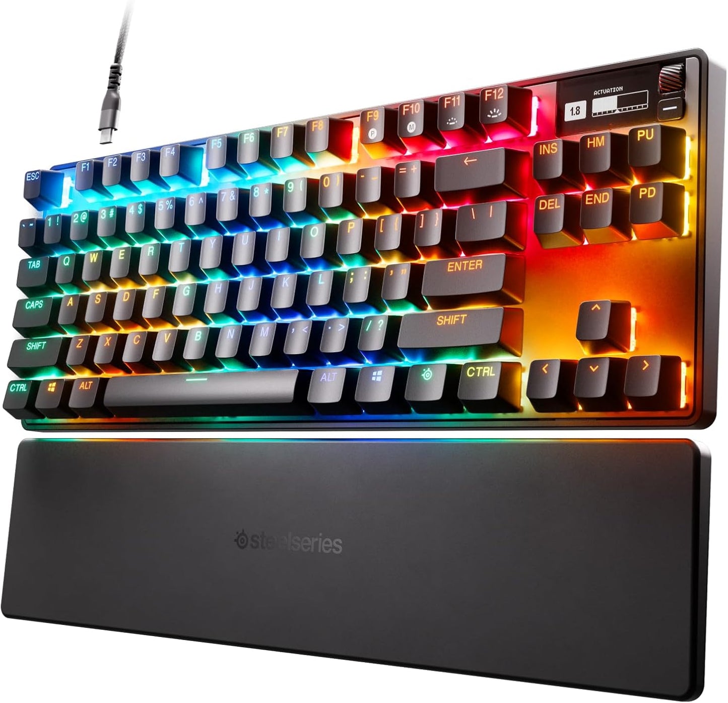 Apex Pro Mini Hypermagnetic Gaming Keyboard – Adjustable Actuation – Compact 60% Form Factor – RGB – PBT Keycaps – USB-C​