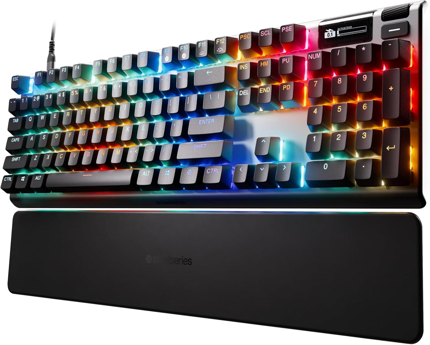 Apex Pro Mini Hypermagnetic Gaming Keyboard – Adjustable Actuation – Compact 60% Form Factor – RGB – PBT Keycaps – USB-C​